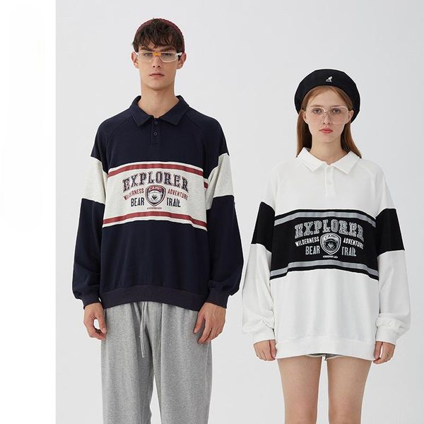 men's hoodies & sweatshirts loose college couple matching hoodie male 2021 instagram korea style trend, Black
men's hoodies & sweatshirts loose college couple matching hoodie male 2021 instagram korea style trend, Black