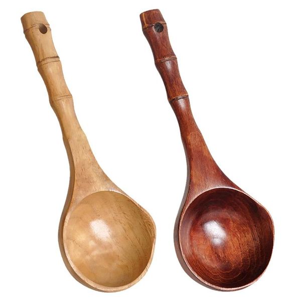 pcs wooden ladle spoon cooking corner water soup large serving wood color & red-brown spoons
pcs wooden ladle spoon cooking corner water soup large serving wood color & red-brown spoons