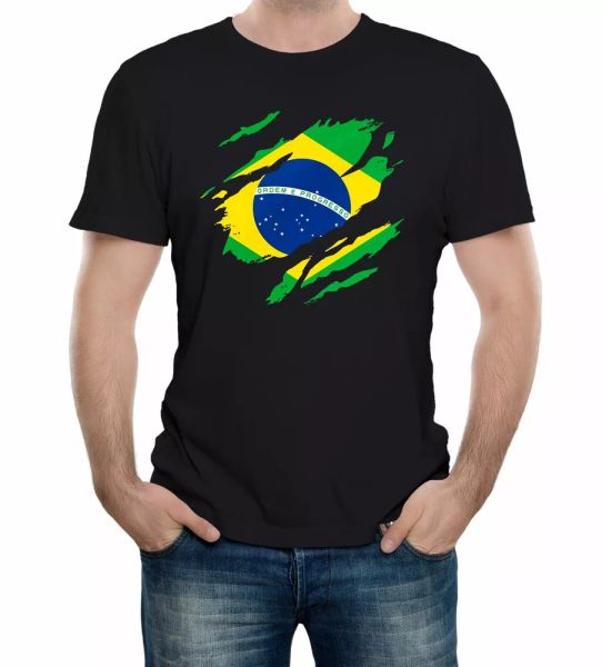 torn brazil flag men's t-shirt brazilian world cup football supporter proud, White;black
torn brazil flag men's t-shirt brazilian world cup football supporter proud, White;black