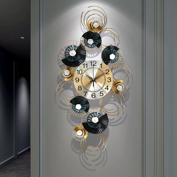 wall clocks light luxury clock living room fashion decorative personality creative wrought iron decor decoration
wall clocks light luxury clock living room fashion decorative personality creative wrought iron decor decoration