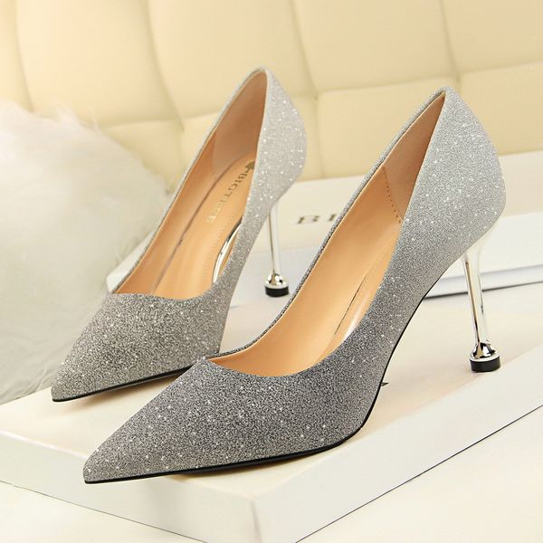 sandals korean fashion stiletto high shallow mouth pointed shiny color gradient matching single shoes heel women's b1tc, Black
sandals korean fashion stiletto high shallow mouth pointed shiny color gradient matching single shoes heel women's b1tc, Black