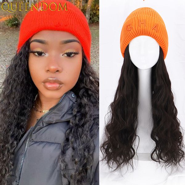 winter cap hair wig natural wave women's wig synthetic body wave knit hat wig african american daily cosplay parrucca d, Black
winter cap hair wig natural wave women's wig synthetic body wave knit hat wig african american daily cosplay parrucca d, Black