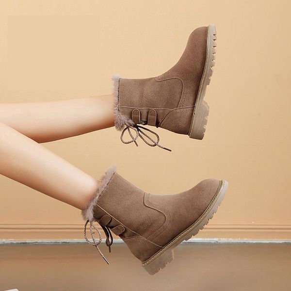 boots women snow winter short plush warm black suede leather platform flat heels non slip ladies plus velvet cotton shoes
boots women snow winter short plush warm black suede leather platform flat heels non slip ladies plus velvet cotton shoes