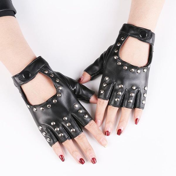 five fingers gloves xfpv korea fashion performance half finger female hollow out rivet pu punk dance 2021 16e4617, Blue;gray
five fingers gloves xfpv korea fashion performance half finger female hollow out rivet pu punk dance 2021 16e4617, Blue;gray