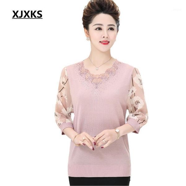 women's sweaters xjxks spring thin sweater chiffon sleeve pull femme vintage plus size women pullover knitted breathable, White;black
women's sweaters xjxks spring thin sweater chiffon sleeve pull femme vintage plus size women pullover knitted breathable, White;black