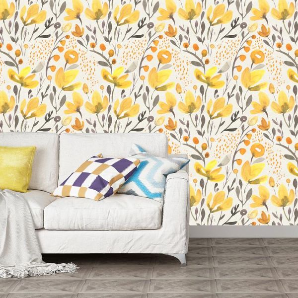 peel and stick handpainting watercolor seamless yellow fresh floral kapok self-adhesive wallpaper livingroom home decorate wallpapers
peel and stick handpainting watercolor seamless yellow fresh floral kapok self-adhesive wallpaper livingroom home decorate wallpapers