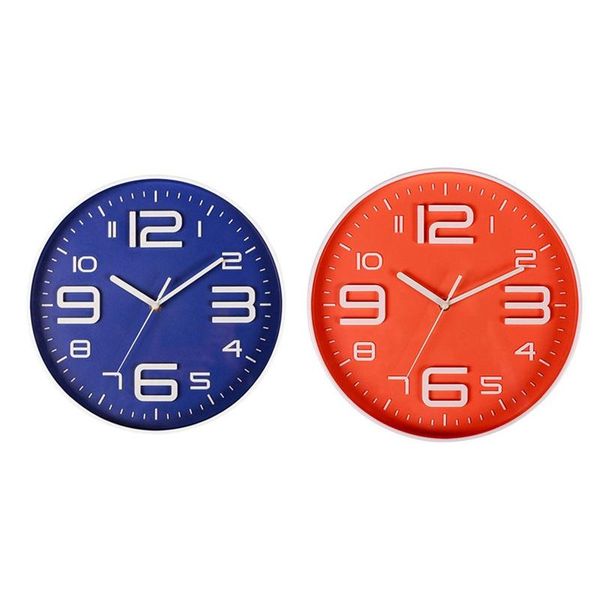 wall clocks 2pcs 3d number quartz silent non ticking clock decorative battery operated 10 inch - blue & orange
wall clocks 2pcs 3d number quartz silent non ticking clock decorative battery operated 10 inch - blue & orange