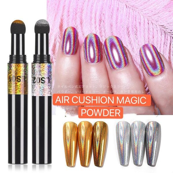 magic powder pen air cushion nail art laser mirror effect glitter fast design makeup holographic chrome1, Silver;gold
magic powder pen air cushion nail art laser mirror effect glitter fast design makeup holographic chrome1, Silver;gold