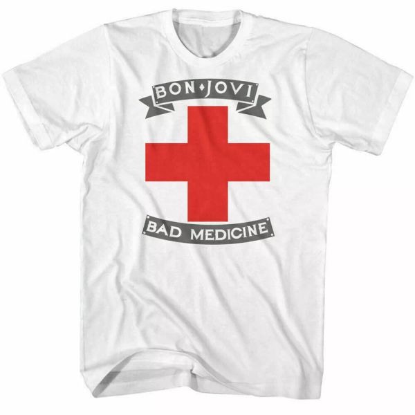 bon jovi bad medicine t shirt mens licensed rock n roll band tee retro new white, White;black
bon jovi bad medicine t shirt mens licensed rock n roll band tee retro new white, White;black