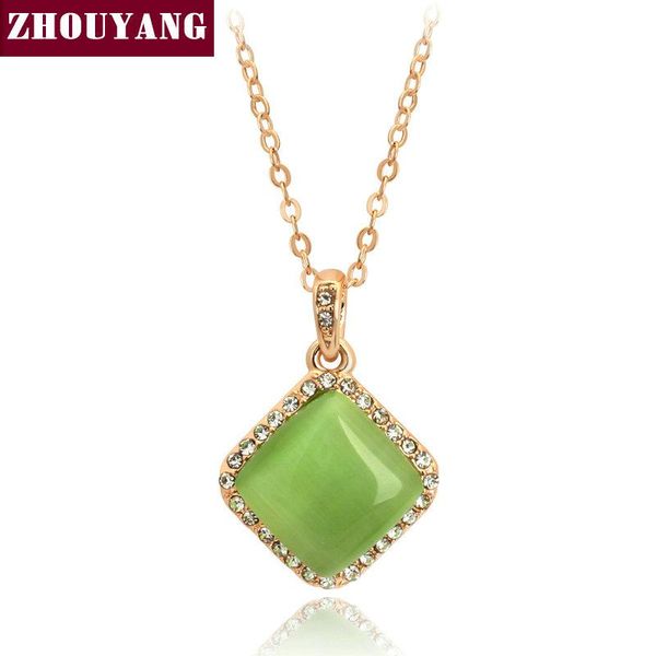 simple square opal rose gold color semi-precious stone necklace austrian crystal zyn597 pendant necklaces, Silver
simple square opal rose gold color semi-precious stone necklace austrian crystal zyn597 pendant necklaces, Silver