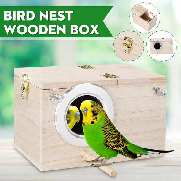 meigar bird parrot wooden box budgie nest breeding boxes aviary house nesting w/ stick window security garden cages
meigar bird parrot wooden box budgie nest breeding boxes aviary house nesting w/ stick window security garden cages