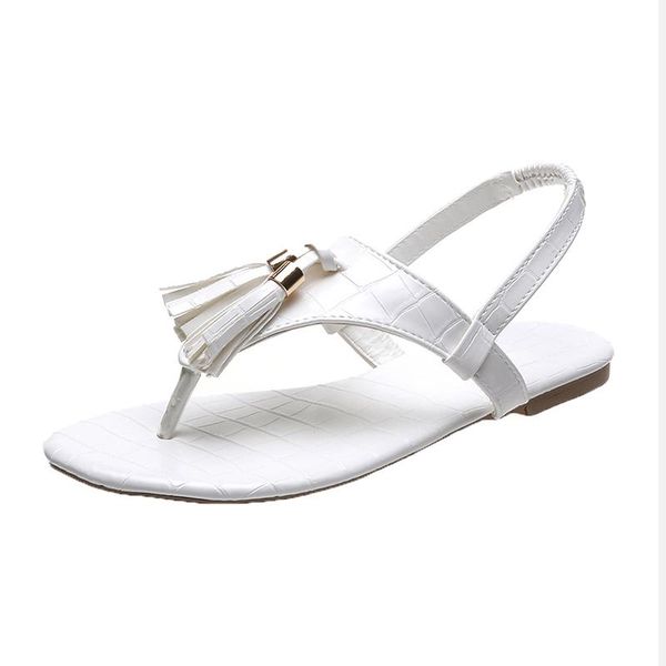sandals women's flat bottom frihge brand fashion 2021 summer vacation beach dressed flip flops back bandage round toe shoes, Black
sandals women's flat bottom frihge brand fashion 2021 summer vacation beach dressed flip flops back bandage round toe shoes, Black