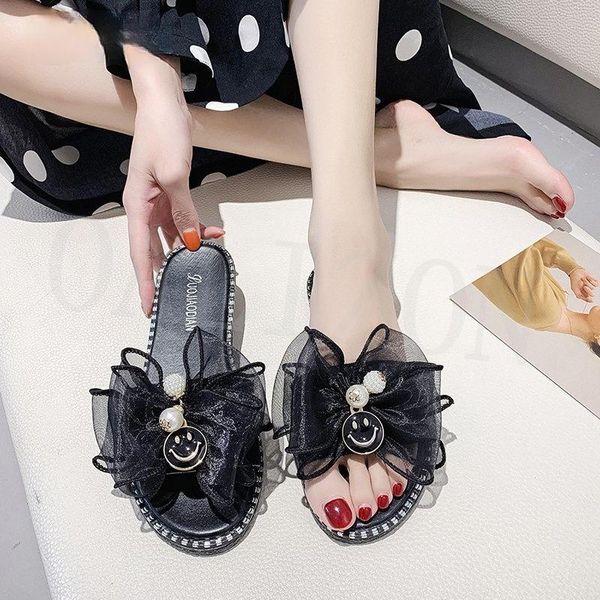 women slippers summer sandals fashion shoe bowknot soft beach flip flops ladies casual flats slides, Black
women slippers summer sandals fashion shoe bowknot soft beach flip flops ladies casual flats slides, Black
