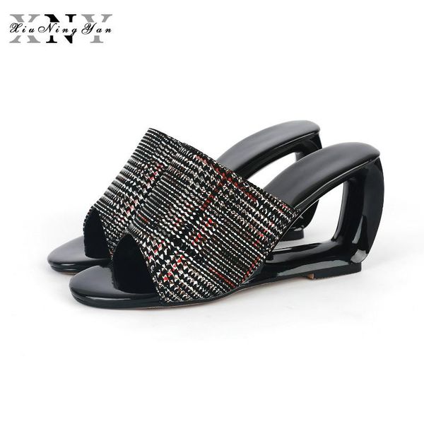 women sandals summer shoes fashion mixed colors peep toe party wedges high heels woman, Black
women sandals summer shoes fashion mixed colors peep toe party wedges high heels woman, Black