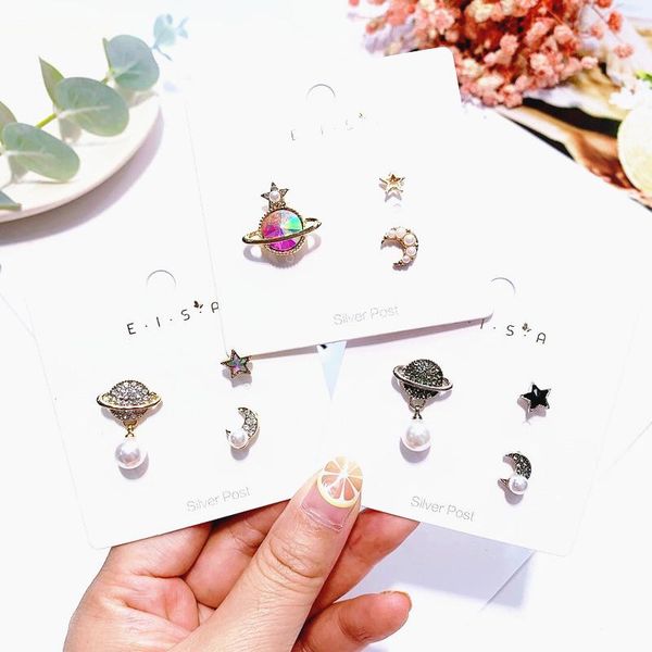 stud 3 set star moon pearl crystal planet earrings for women s925 silver korean temperament cute jewelry girls gifts, Golden;silver
stud 3 set star moon pearl crystal planet earrings for women s925 silver korean temperament cute jewelry girls gifts, Golden;silver