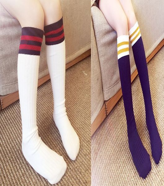 spring student middle tube knitted combed cotton children's girls' striped socks, Black;white
spring student middle tube knitted combed cotton children's girls' striped socks, Black;white
