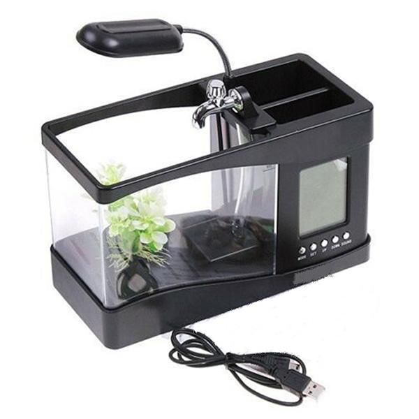 aquariums usb deskmini fish tank aquarium led lamp light lcd screen clock for home office black white fping
aquariums usb deskmini fish tank aquarium led lamp light lcd screen clock for home office black white fping