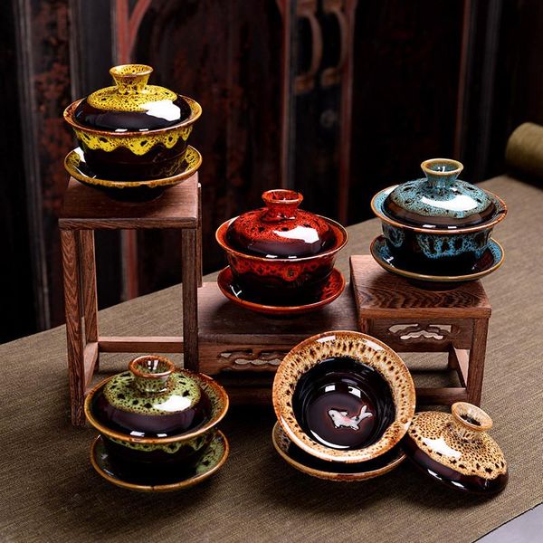 cups & saucers ceramic chinese gaiwan creative kiln change tea tureen teaware simple office cup with cover travel beautiful kettle
cups & saucers ceramic chinese gaiwan creative kiln change tea tureen teaware simple office cup with cover travel beautiful kettle