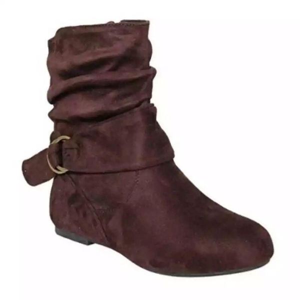 boots 2021 autumn winter women's large size british style wear-resistant comfortable pure color suede casual, Black
boots 2021 autumn winter women's large size british style wear-resistant comfortable pure color suede casual, Black