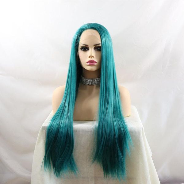 synthetic lace front blue wig realistic looking long straight heat resistant fiber wigs cosplay party natural hairline, Black
synthetic lace front blue wig realistic looking long straight heat resistant fiber wigs cosplay party natural hairline, Black