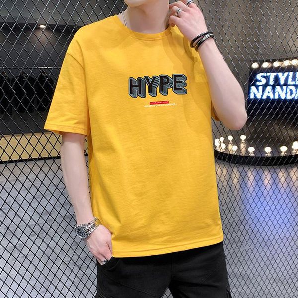 summer men's fashion gray t-shirt korean version of the trend yellow short-sleeved letter printing white blue -4xl t-shirts, White;black
summer men's fashion gray t-shirt korean version of the trend yellow short-sleeved letter printing white blue -4xl t-shirts, White;black