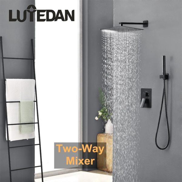 lutedan black ceiling mounted shower faucet set bathroom mixer in wall concealed bathtub faucets system sets
lutedan black ceiling mounted shower faucet set bathroom mixer in wall concealed bathtub faucets system sets