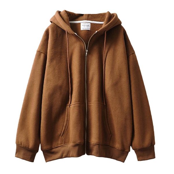 women's hoodies & sweatshirts women autumn with zipper solid long sleeve sweatershirt femme casual loose oversize thick winter outwear, Black
women's hoodies & sweatshirts women autumn with zipper solid long sleeve sweatershirt femme casual loose oversize thick winter outwear, Black