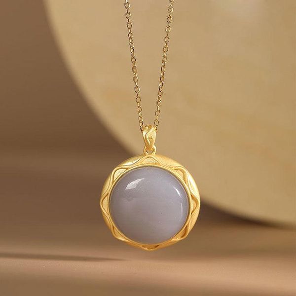 chains s silver inlaid natural hetian jade pendant necklace niche design sense retro elegant ancient women brand jewelry
chains s silver inlaid natural hetian jade pendant necklace niche design sense retro elegant ancient women brand jewelry