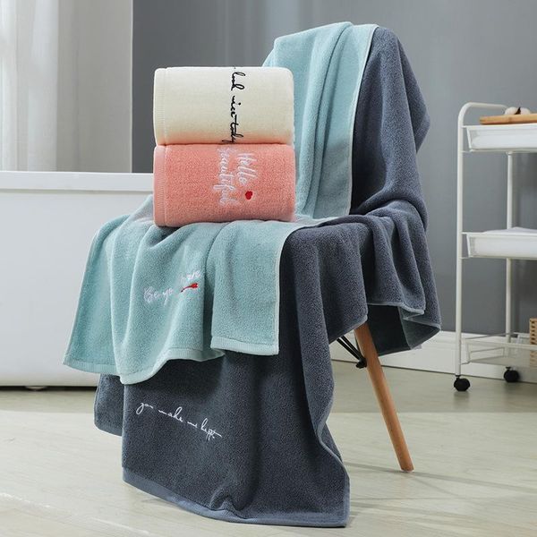towel pure cotton bath 140 * 70cm english embroidered words thickened lovers wholesale
towel pure cotton bath 140 * 70cm english embroidered words thickened lovers wholesale
