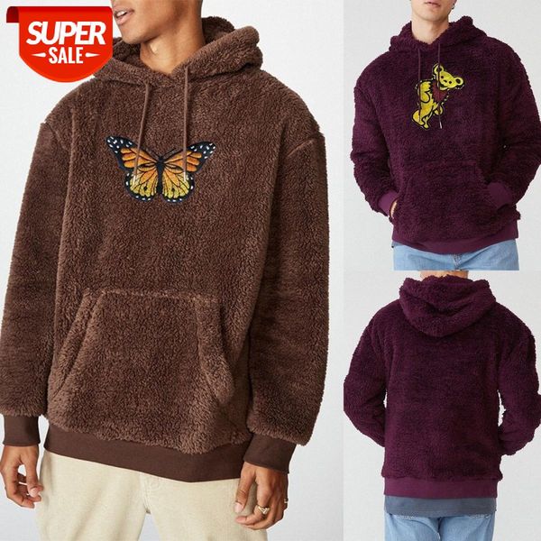autumn and winter european american loose casual embroidery sweater plush stand collar jacket men #kf8y, Black
autumn and winter european american loose casual embroidery sweater plush stand collar jacket men #kf8y, Black