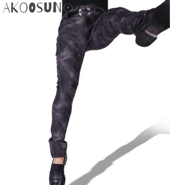 men's pants winter men denim plus velvet warm wild pu leather slim personality fashion skinny sweatpants jogger trousers, Black
men's pants winter men denim plus velvet warm wild pu leather slim personality fashion skinny sweatpants jogger trousers, Black