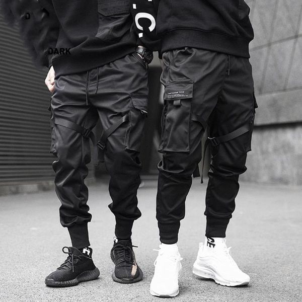 men's pants men joggers multi-pocket elastic waist harem hip hop streetwear sweatpants pencil techwear, Black
men's pants men joggers multi-pocket elastic waist harem hip hop streetwear sweatpants pencil techwear, Black