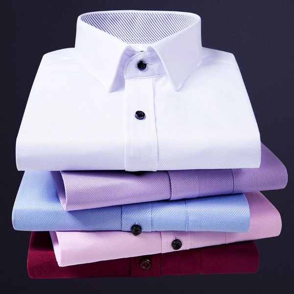 business men's work shirt long sleeve professional solid color, White;black
business men's work shirt long sleeve professional solid color, White;black