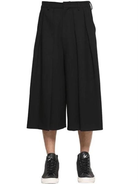 men's pants culottes casual wide leg spring and autumn black seven points a design fashion loose large size
men's pants culottes casual wide leg spring and autumn black seven points a design fashion loose large size