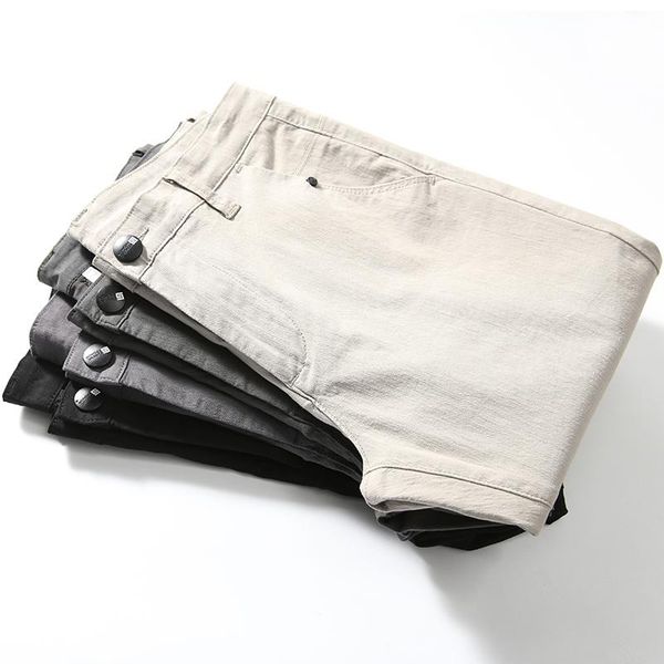 men's pants 2021 spring men casual slim pencil fashion simple male cotton solid fit straight trousers office work, Black
men's pants 2021 spring men casual slim pencil fashion simple male cotton solid fit straight trousers office work, Black