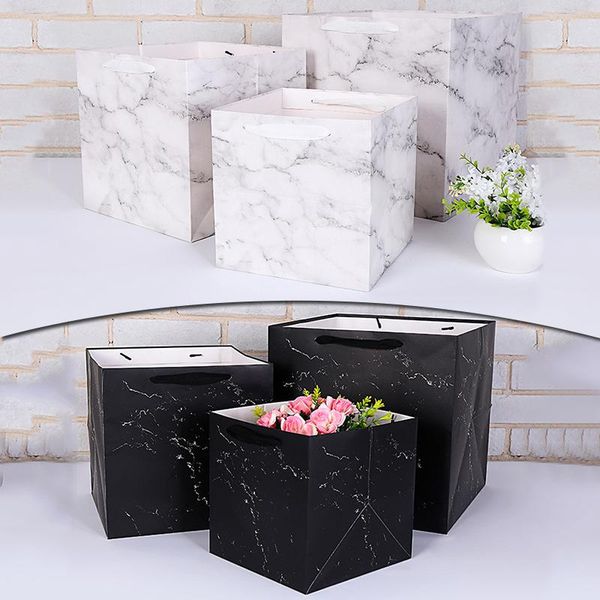 decorative marbling paper gift bags with handle rope white black birthday wedding festival flowers wrapping square bag wrap
decorative marbling paper gift bags with handle rope white black birthday wedding festival flowers wrapping square bag wrap