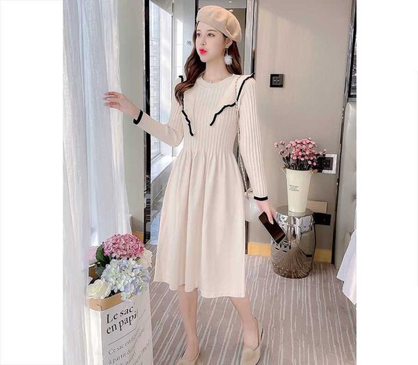 casual dresses winter knitting s women long sleeve korea style design vintage folds a line o neck elegan dress vestido, Black;gray
casual dresses winter knitting s women long sleeve korea style design vintage folds a line o neck elegan dress vestido, Black;gray