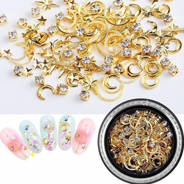 1pcs metal nail studs 1box 3d charm moon stars hollow rivets for nails 6*9mm art decorations gel polish g35-251, Silver;gold
1pcs metal nail studs 1box 3d charm moon stars hollow rivets for nails 6*9mm art decorations gel polish g35-251, Silver;gold