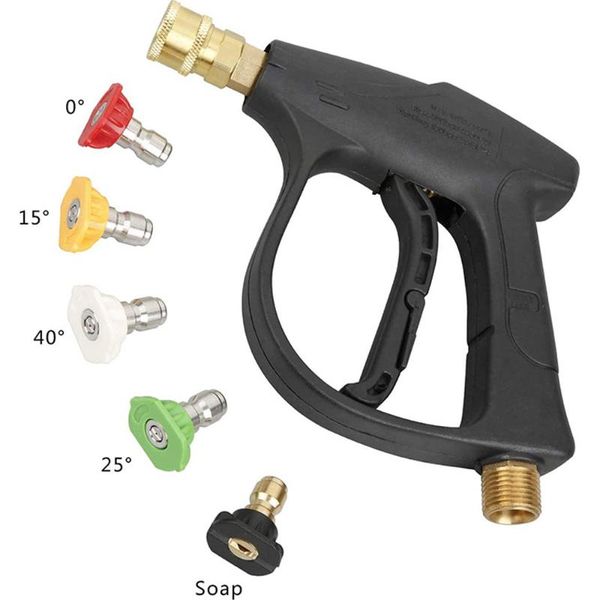 water gun & snow foam lance car high pressure cleaner soap spray sprayer nozzles quick release wash accessories 14mm m22 socket 1/4"
water gun & snow foam lance car high pressure cleaner soap spray sprayer nozzles quick release wash accessories 14mm m22 socket 1/4"