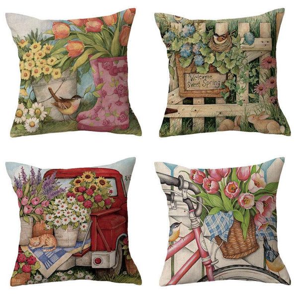 cushion/decorative pillow green flower waterproof case sofa cushion cover oil-proof home car linen coussin
cushion/decorative pillow green flower waterproof case sofa cushion cover oil-proof home car linen coussin