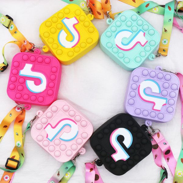 tiktok fidget toys 6 colors bubble handbag children's cute silicone bag decompression pinch music one-shoulder messenger bags
tiktok fidget toys 6 colors bubble handbag children's cute silicone bag decompression pinch music one-shoulder messenger bags