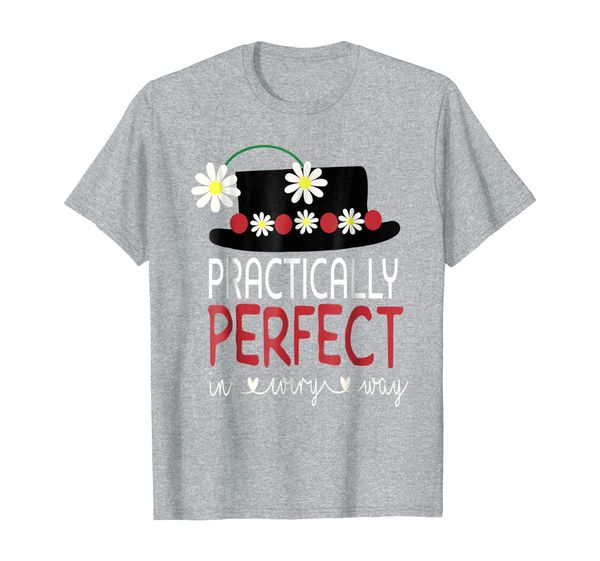 practically perfect in every way t-shirt, White;black