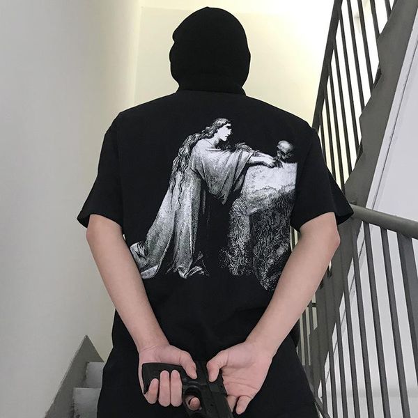 men's t-shirts revenge religious portrait print vintage tee cotton crop streetwear women's t-shirt t shirt for men woman clothes y, White;black
men's t-shirts revenge religious portrait print vintage tee cotton crop streetwear women's t-shirt t shirt for men woman clothes y, White;black