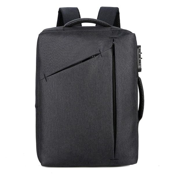 backpack men's travel computer bag solid color large capacity shoulder fashion trend casual business 2021
backpack men's travel computer bag solid color large capacity shoulder fashion trend casual business 2021