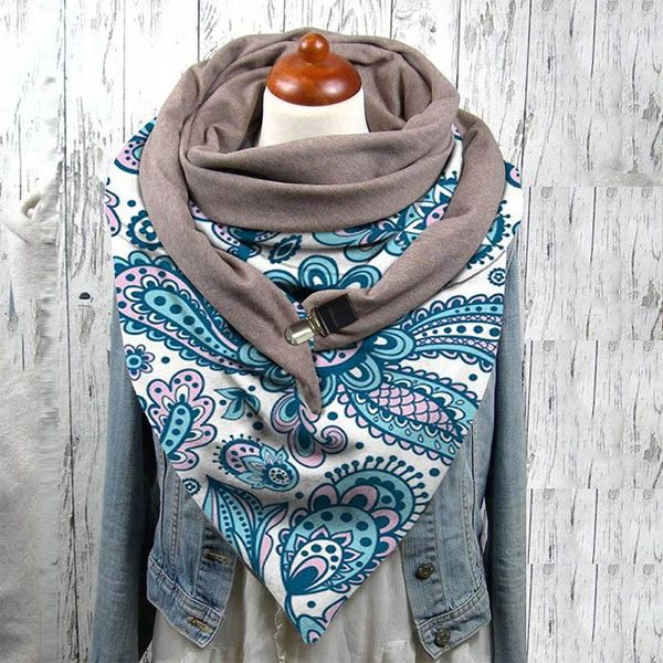 scarves women's scarf winter bandana fashion women flowers printed button soft wrap casual warm shawls elegant lady, Blue;gray
scarves women's scarf winter bandana fashion women flowers printed button soft wrap casual warm shawls elegant lady, Blue;gray