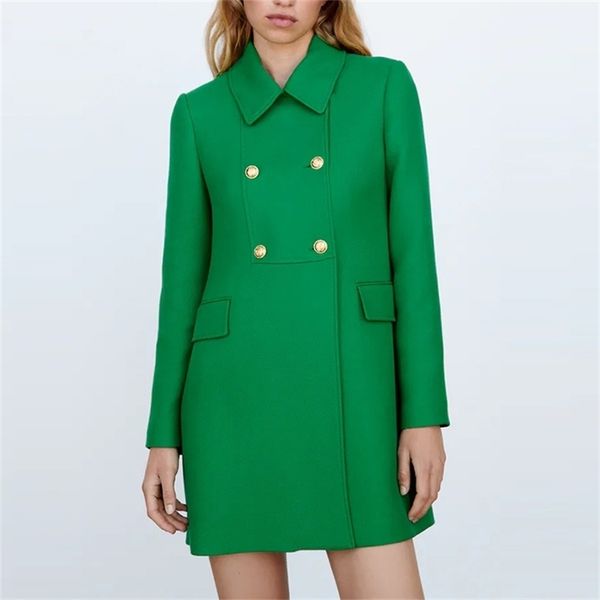 za winter jacket coat parkas fashion slim lapel long sleeve green women casual street warm 210922, Black;brown
za winter jacket coat parkas fashion slim lapel long sleeve green women casual street warm 210922, Black;brown