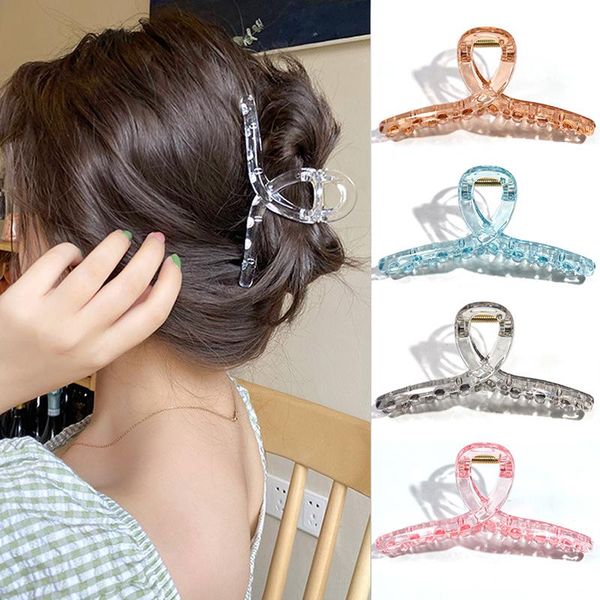 korean transparent crabs hair clips simple hollow cross claw for women girls candy color accessories bath
korean transparent crabs hair clips simple hollow cross claw for women girls candy color accessories bath