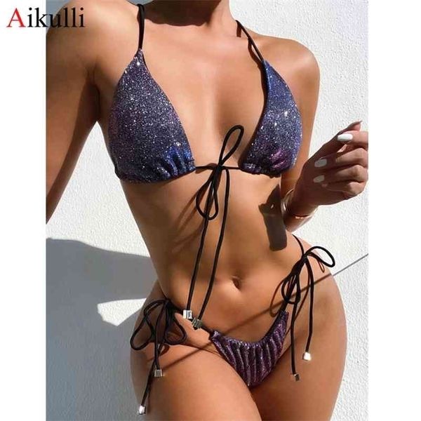 shiny bikini women swimsuit triangle swimwear woman two-pieces bikinis set push up summer bather bathing suit swim 210714, White;black
shiny bikini women swimsuit triangle swimwear woman two-pieces bikinis set push up summer bather bathing suit swim 210714, White;black