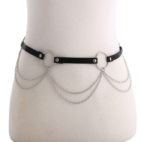 leather body harness chain belt body chain women straps girls rave waist jewelry fashion accessory 1663 q2, Silver
leather body harness chain belt body chain women straps girls rave waist jewelry fashion accessory 1663 q2, Silver