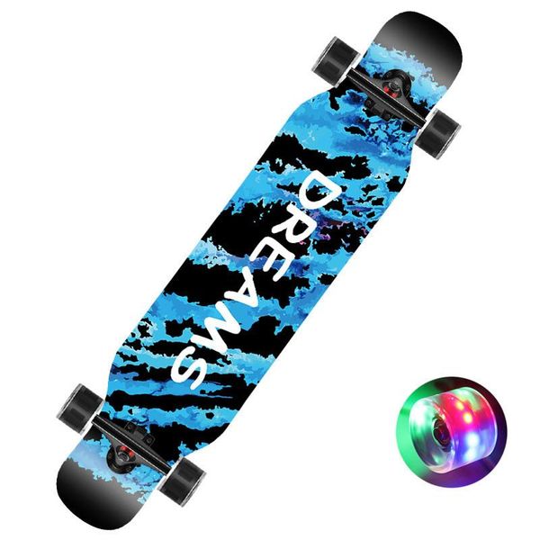 long skateboard sports skate scooter professional road children 4 wheel brush street maple skateboarding
long skateboard sports skate scooter professional road children 4 wheel brush street maple skateboarding